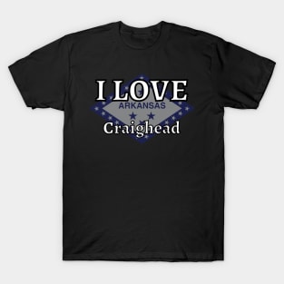 I LOVE Craighead | Arkensas County T-Shirt